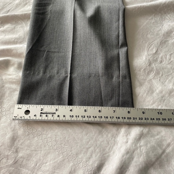 Balmier Fashion Men's‎ Silver/Gray Wool/Silk Blend Dress Pant - Picture 13 of 15